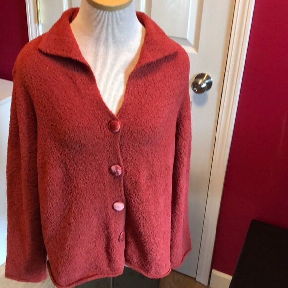 Beautiful J.Jill button down sweater sz M - Picture 1 of 5
